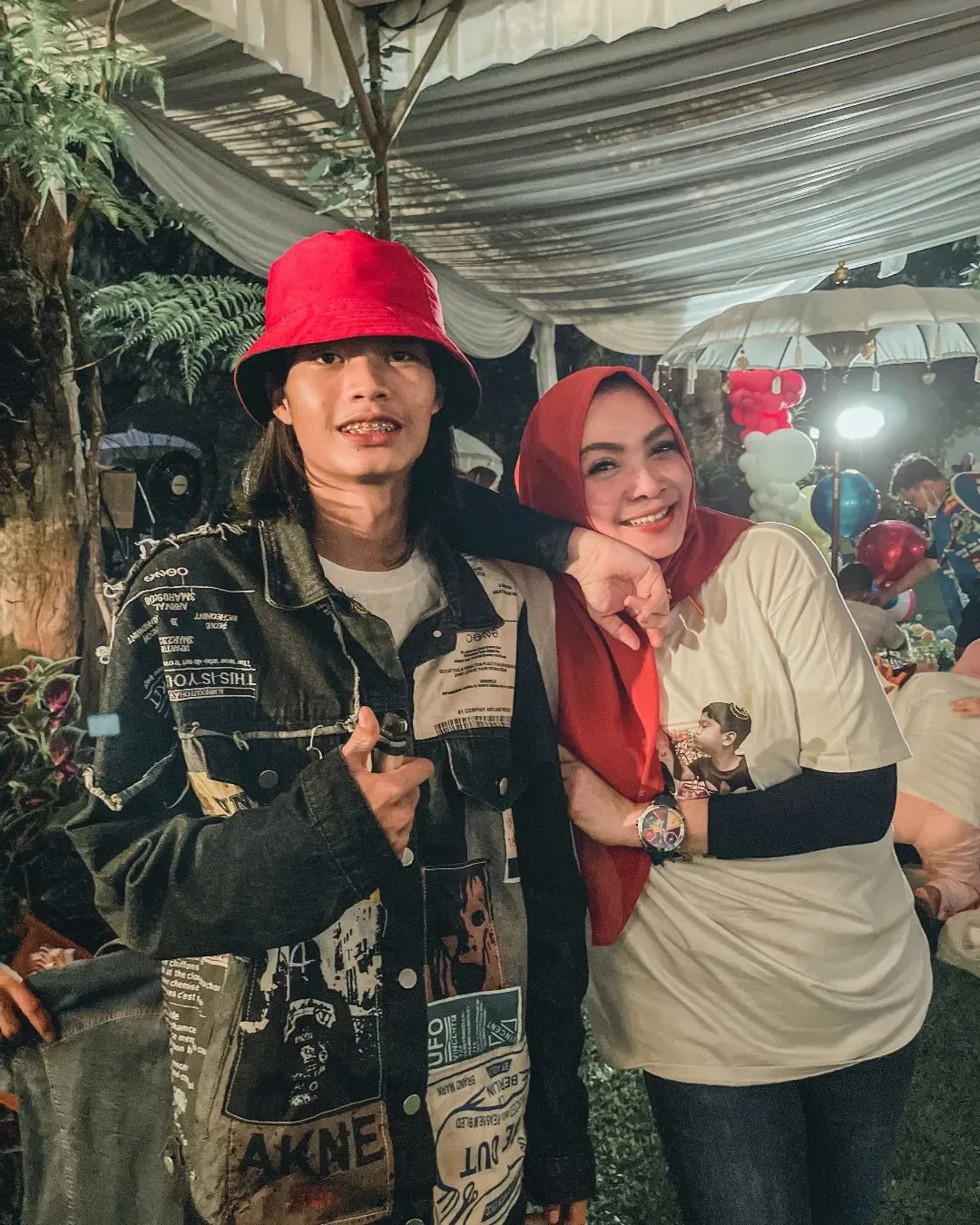 Bonge Citayam di Ultah Rafathar (Credit: Instagram/rieta_amilia)