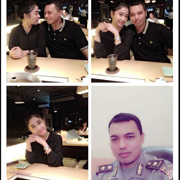 Uut Permatasari dan sang calon suami. ©instagram.com/uutpermatasari99