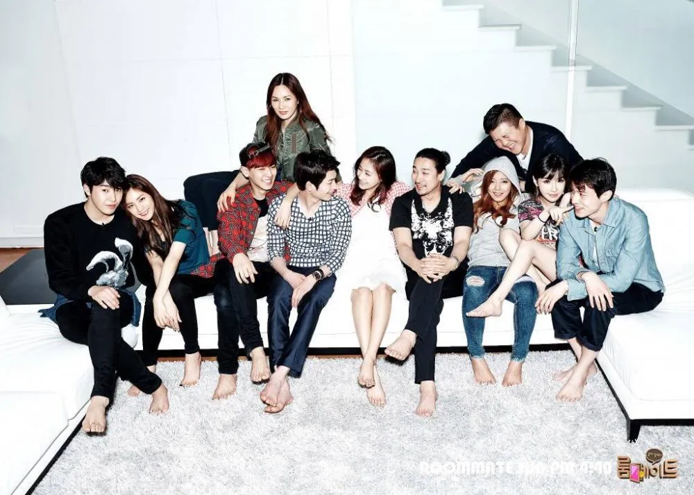 Sebelas seleb Korea yang tinggal bersama dalam reality show 'Roommates' @SBS