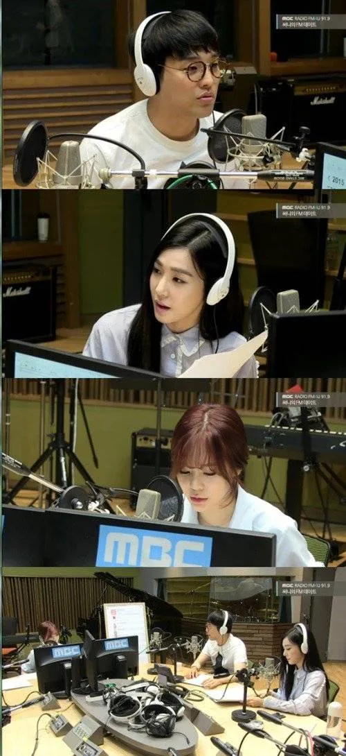 Sunny, Tiffany, dan Heejun Han di acara MBC FM Date © MBC FM Date official