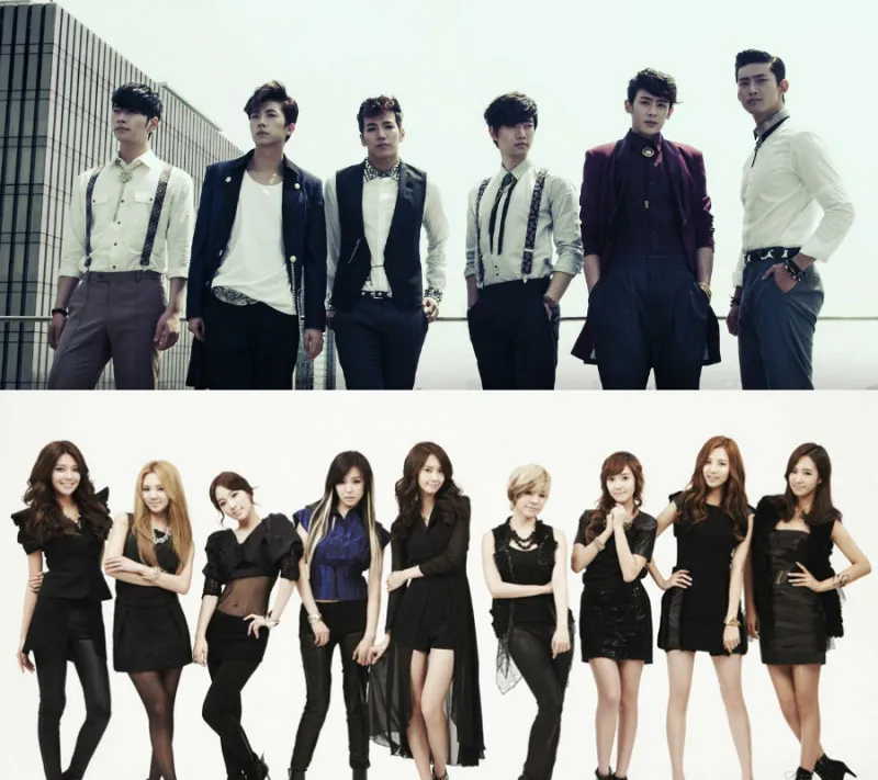 2PM - Girls Generation foto via Soompi