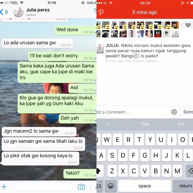 Apakah Jupe bakal mencium kaki Nikita?