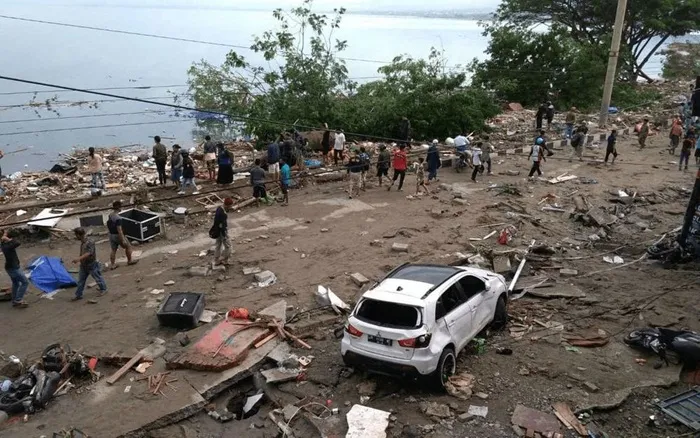 Gempa dan tsunami di Sulawesi Tengah memakan korban jiwa dan materil. (istimewa)