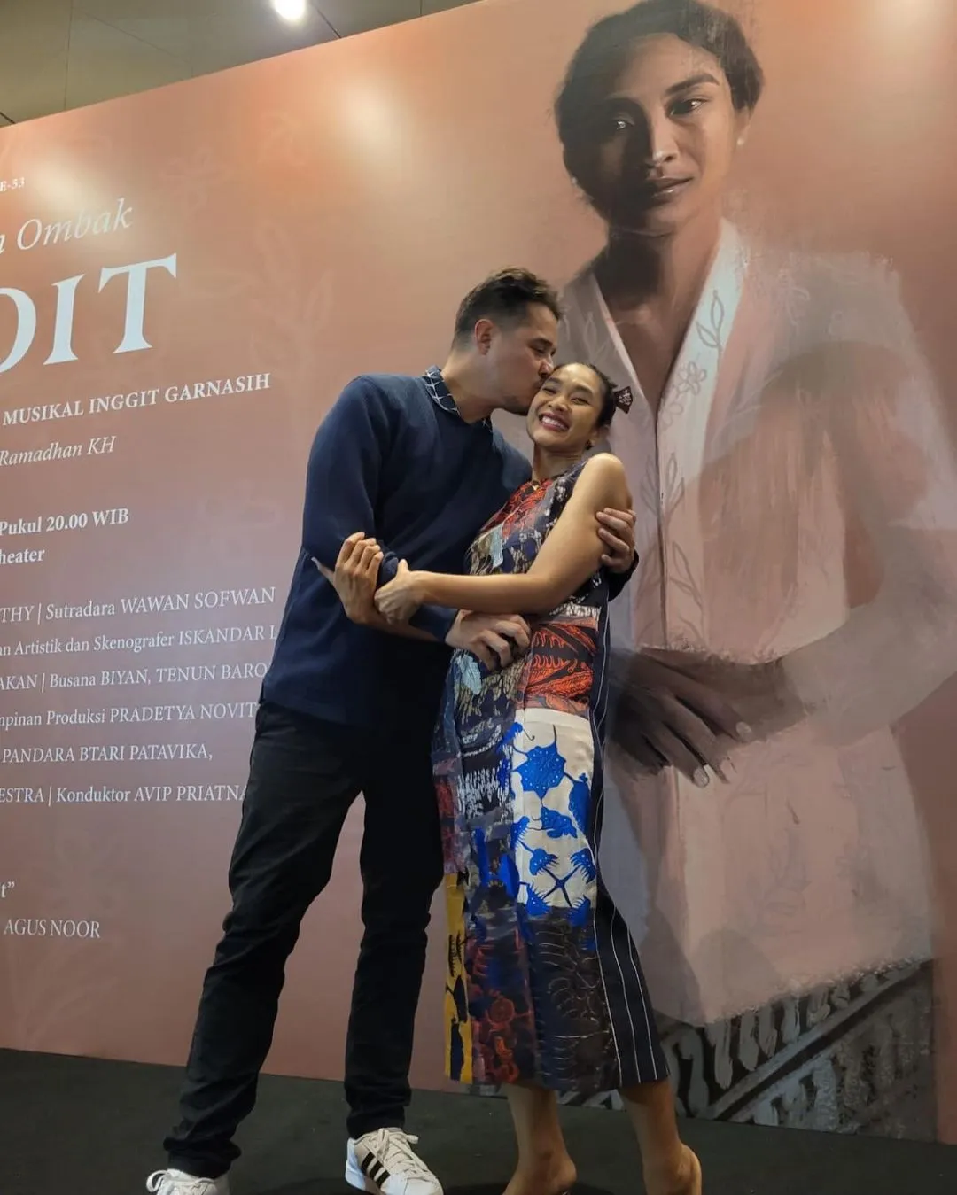 Tjok Gus dan Happy Salma (Credit: Instagram/happysalma)