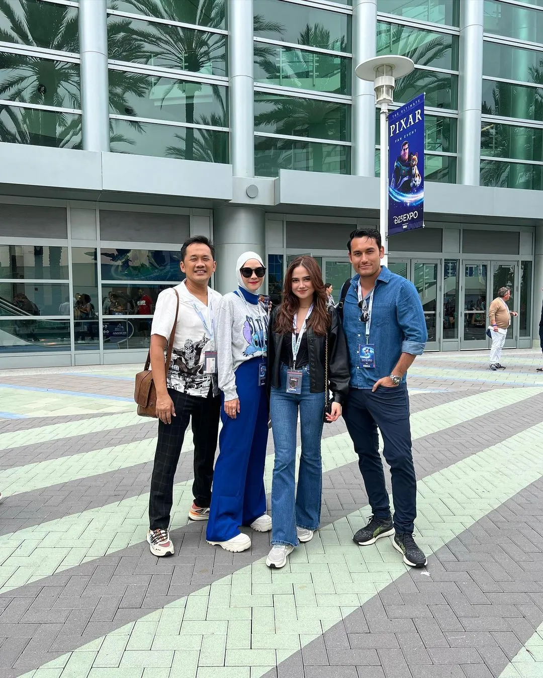 Hanung Bramantyo, Zaskia Adya Mecca, Potret Syifa, Arifin Putra (Credit: Instagram/syifahadjureal)