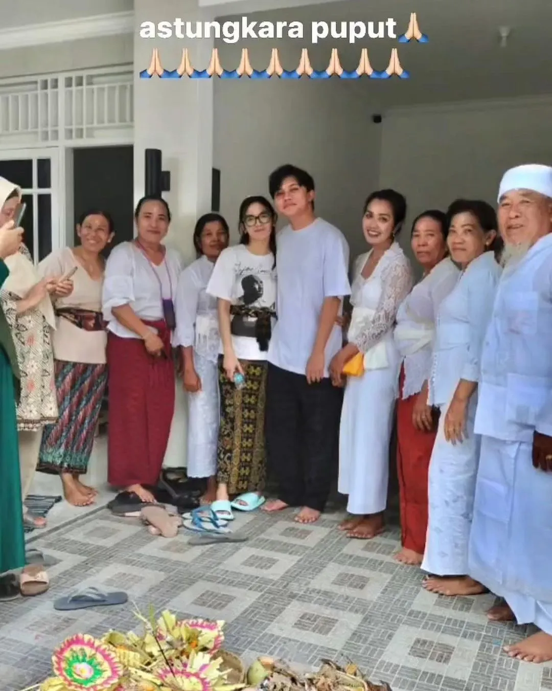 Upacara Mahalini Tempati Rumah Baru (Credit: Instagram/mykylinz)
