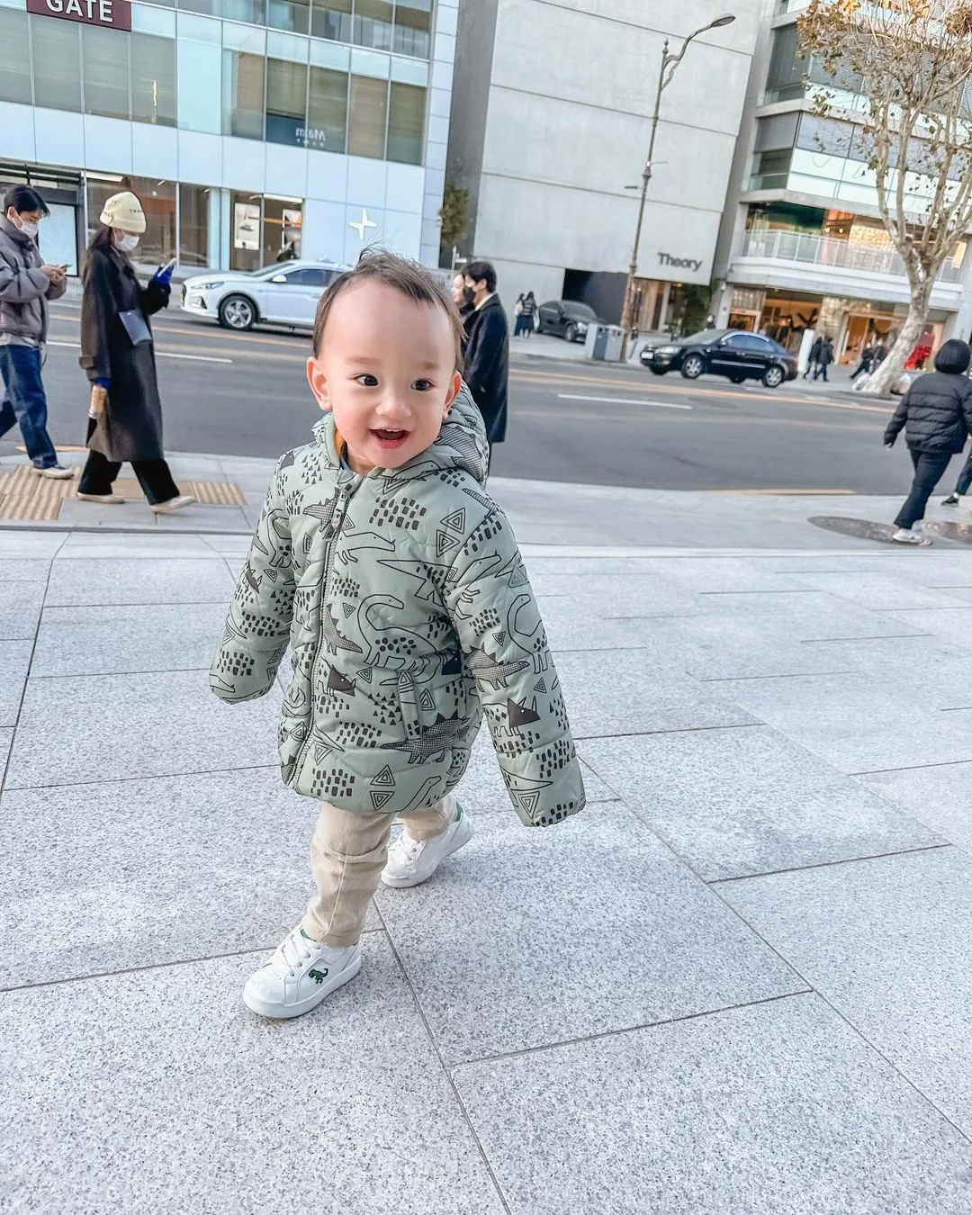 Potret Anzel Anak Audi Marissa dan Anthony Xie di Korea (Credit: Instagram/audimarissa)