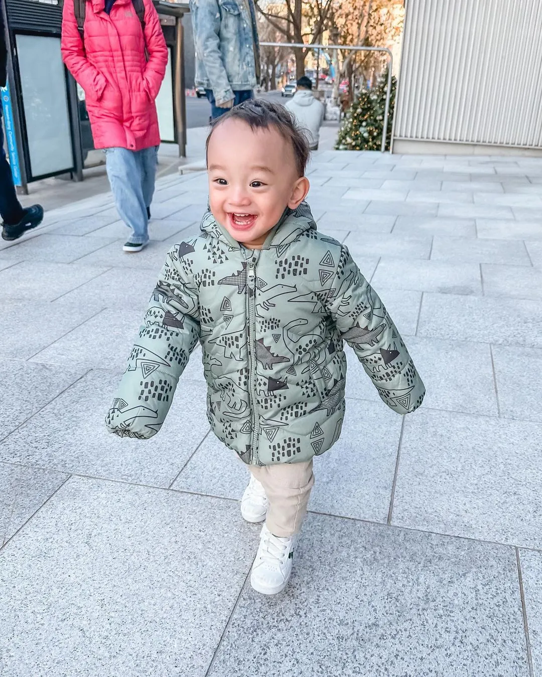 Potret Anzel Anak Audi Marissa dan Anthony Xie di Korea (Credit: Instagram/audimarissa)