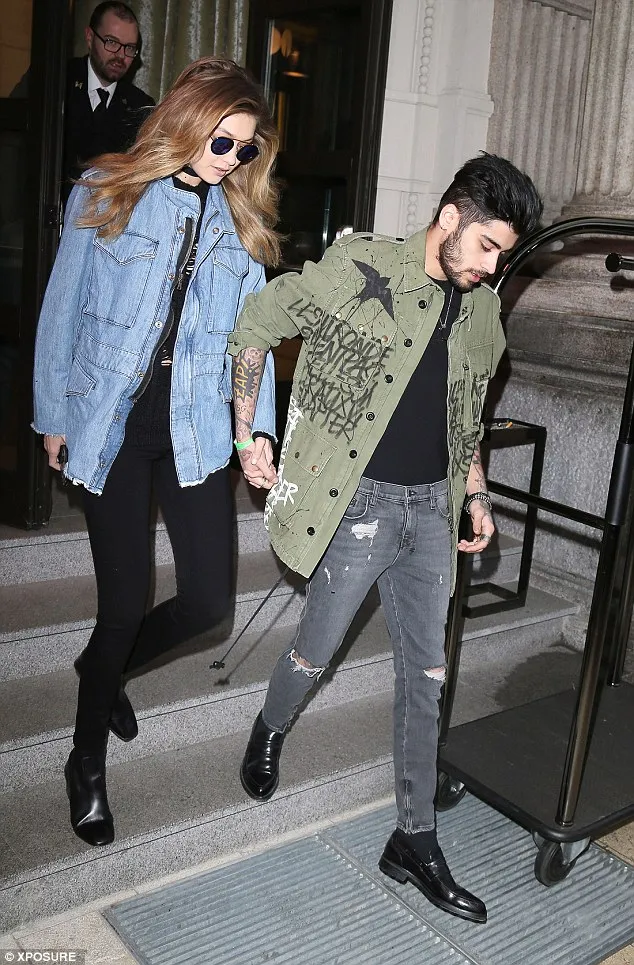 Demi bertemu Gigi, Zayn pun terbang ke Milan © via Daily Mail