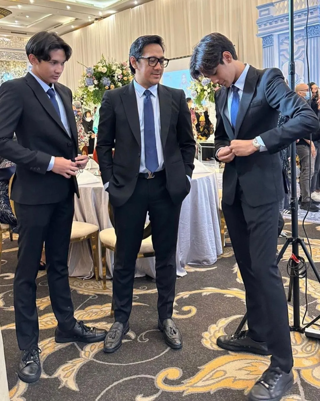 Potret Dio, Andre Taulany, dan Kenzy (Credit: Instagram/kenzy_taulany_)