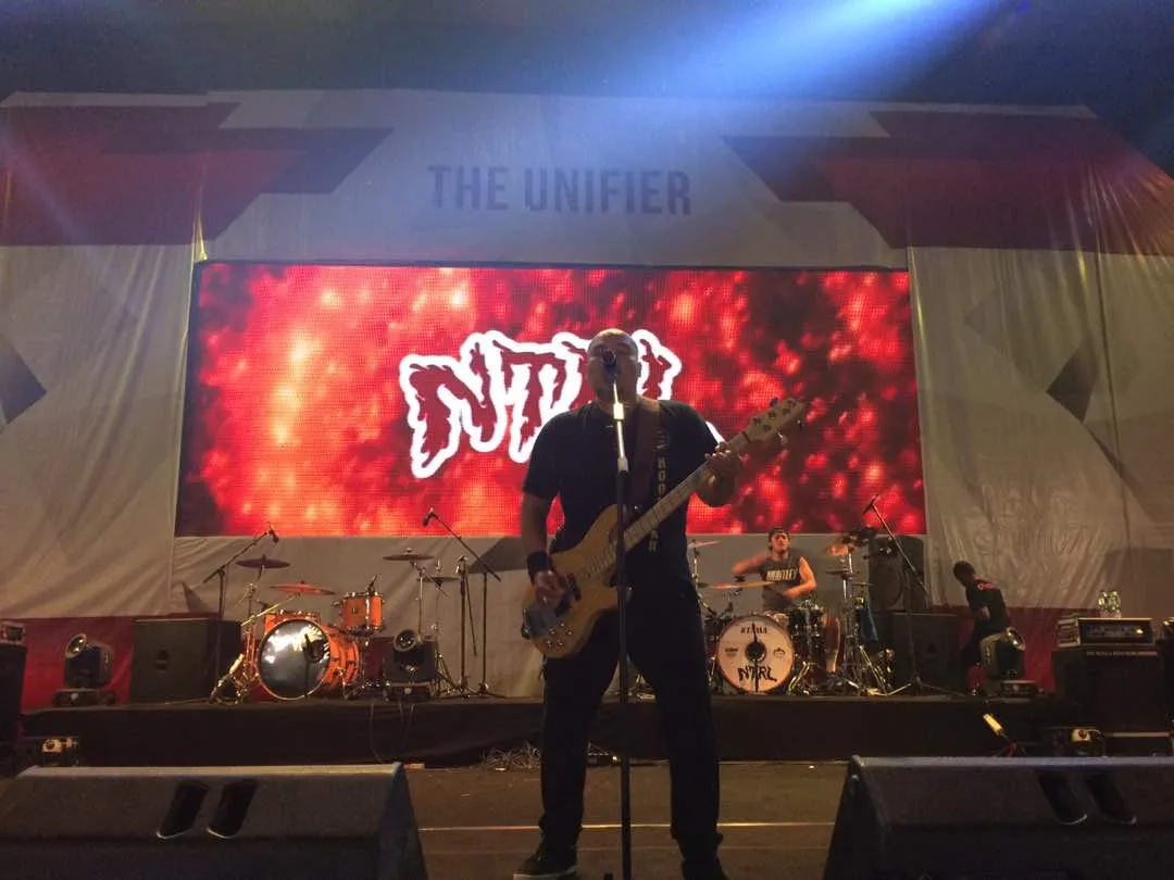 Netral unjuk kebolehan di depan crownd kota Malang. © KapanLagi.com/Girindra Permana