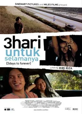 3 HARI UNTUK SELAMANYA INI menjadi salah satu film Nicholas Saputra lho. Inggat nggak? © Miles Film