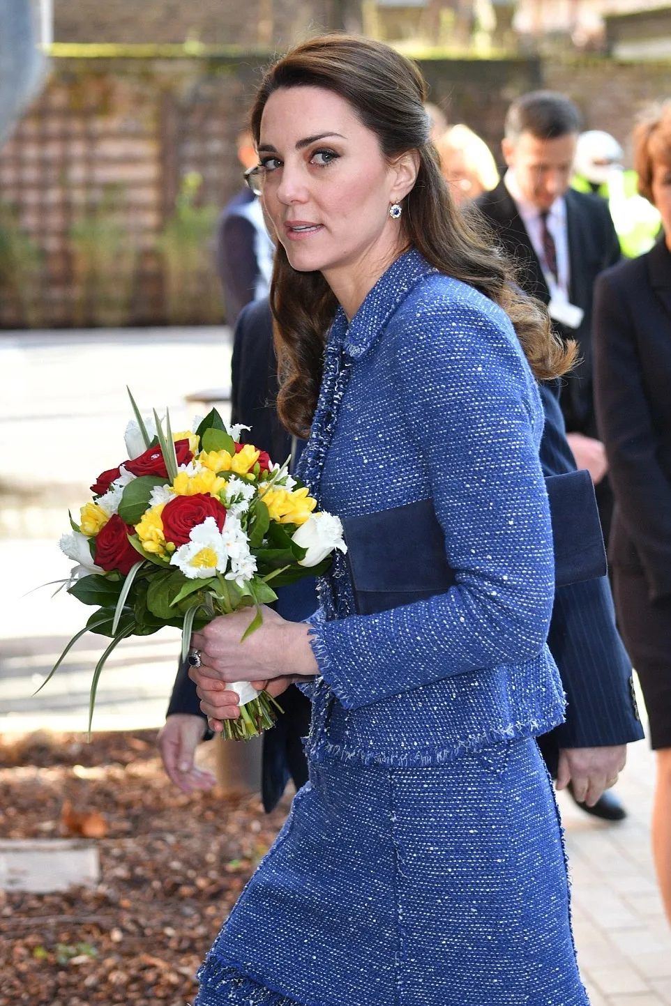 Kate dapat sambutan hangat dari pihak rumah sakit © via Mirror.co.uk