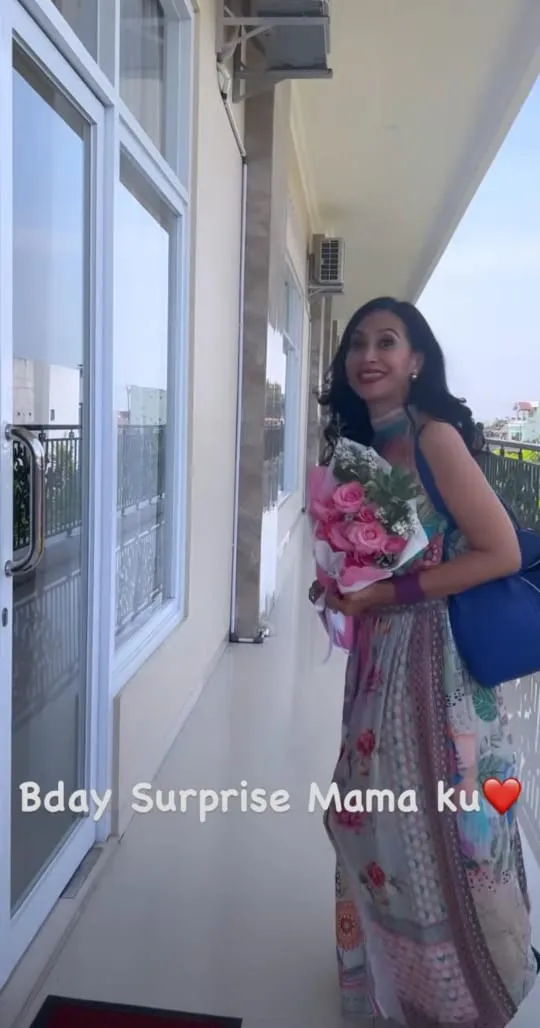 Diah Permatasari Datang ke Lokasi Pesta (credit: instagram/dps_diahpermatasari)