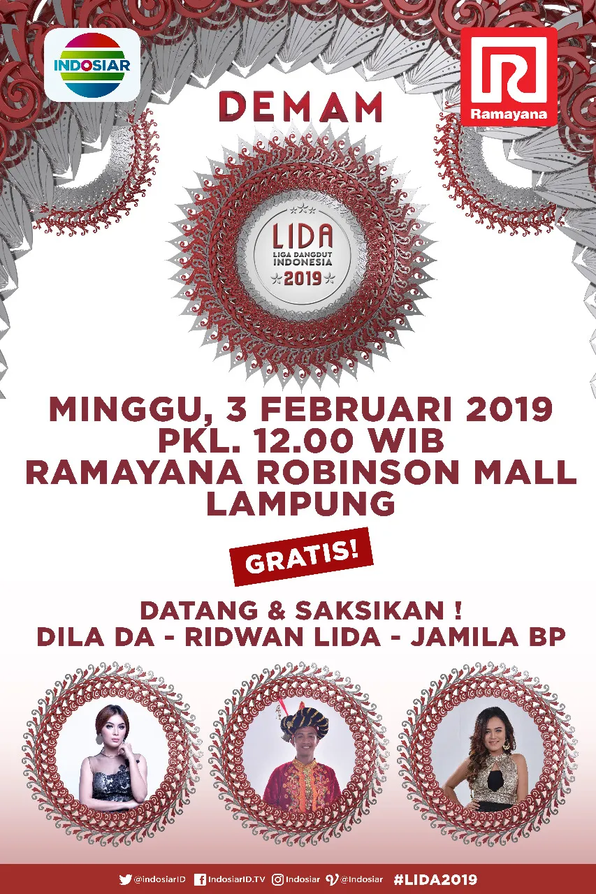 DEMAM LIDA 2019 © Indosiar