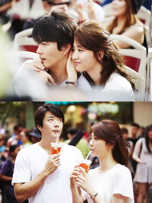 Kwon Sang Woo dan Park Ha Sun saat memerankan pasangan suami istri dalam Temptation @soompi.com