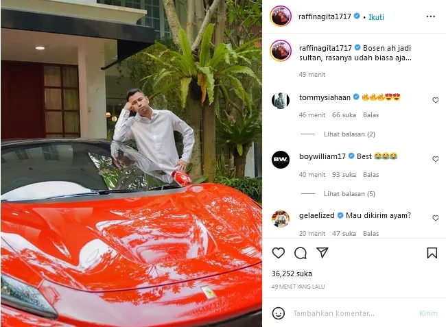 Credit: Instagram/raffinagita1717