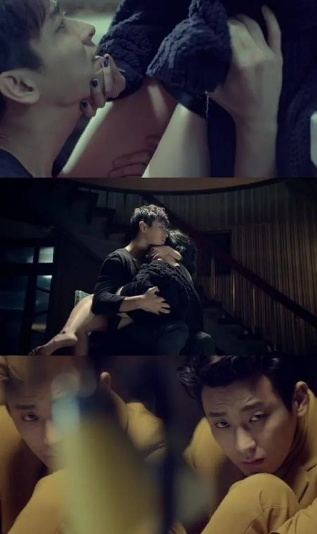 Joo Ji Hoon yang sedang membintangi Mv 'Fxxk U' milik Ga In @fanpop.com