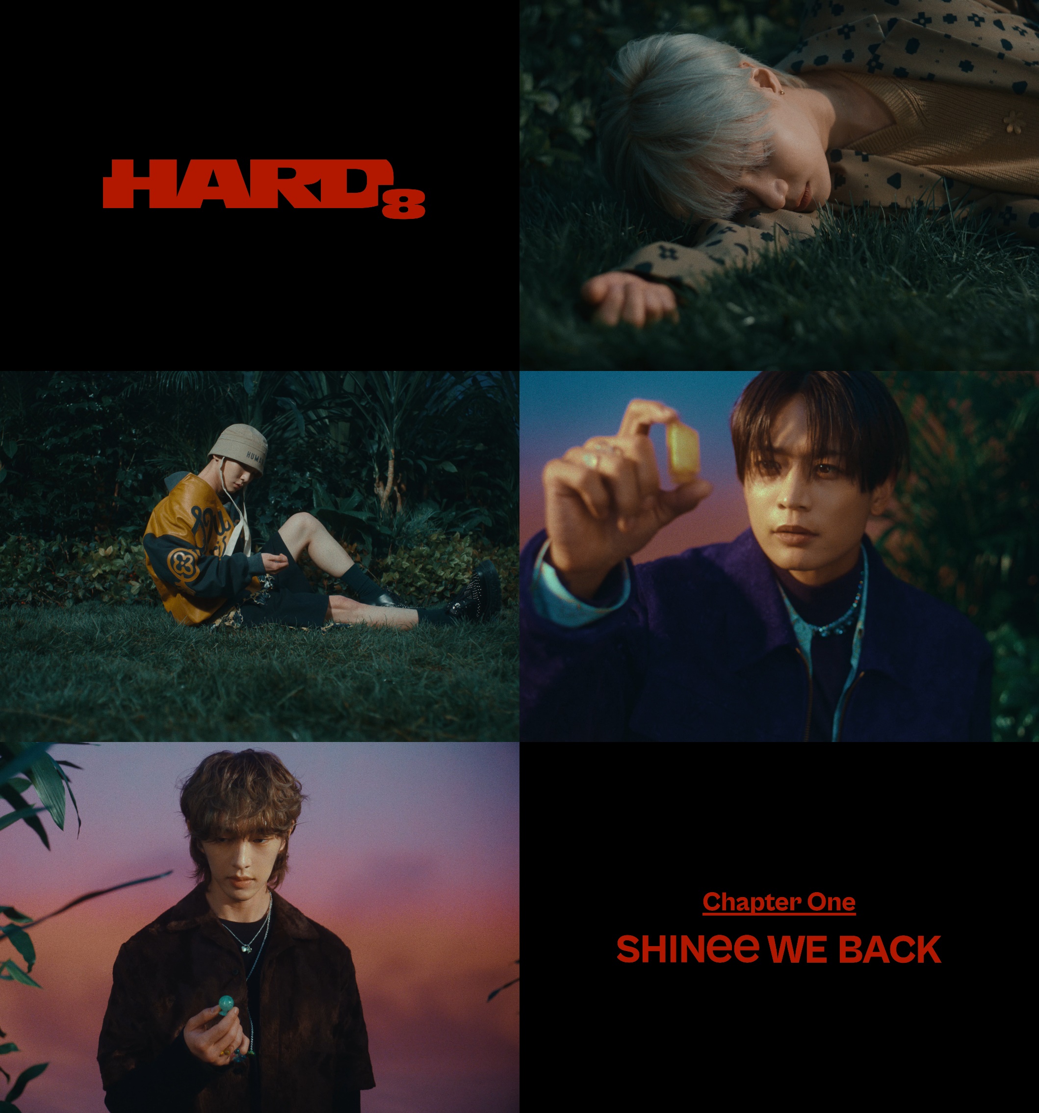 SHINee's 8th Full-length Album 'HARD' Promotion Website is Now Open (credit photo: SM Entertainment)