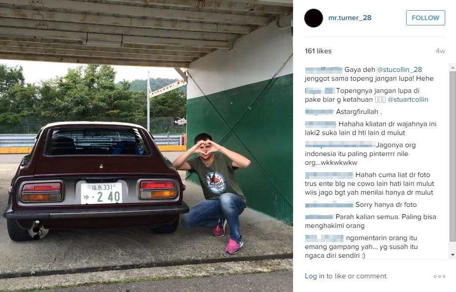 Inikah akun Instagram Stuart yang dirahasiakan? © instagram.com/mr.turner_28
