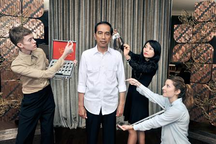 Presiden Indonesia kedua yang dibuatkan patung lilin adalah Joko Widodo, berdasarkan hasil jajak pendapat © madametussauds.com