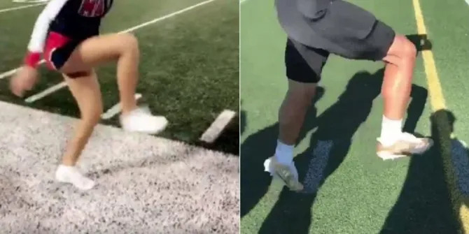 Jangan terlalu tinggi saat melakukan lompatan. (Credit: Metro USA)