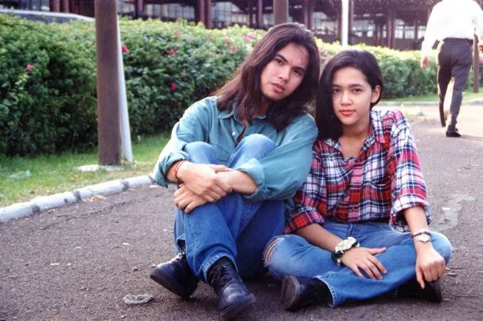 Foto masa lalu Ahmad Dhani - Maia Estianty saat masih pacaran foto: istimewa