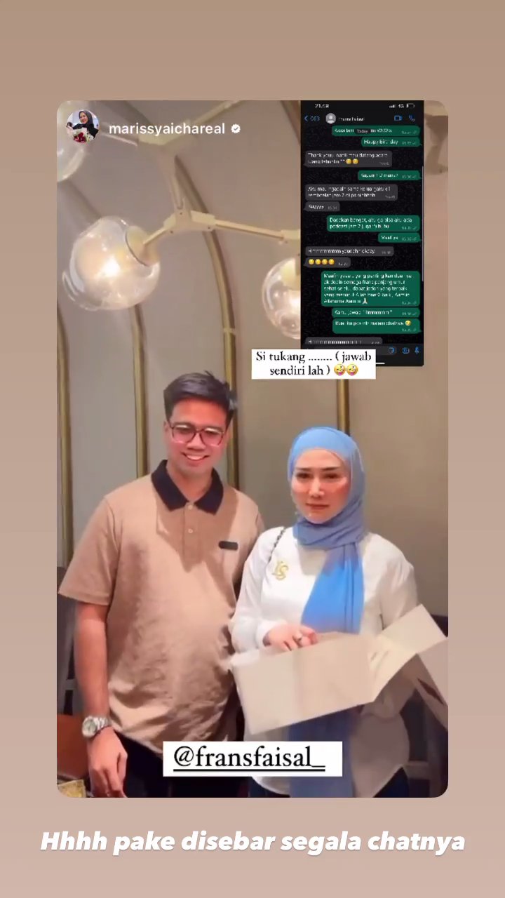 7 Potret Ultah Frans Faisal Kakak Fuji Tak Ada Nathalie Holscher Malah Marissya Icha Yang