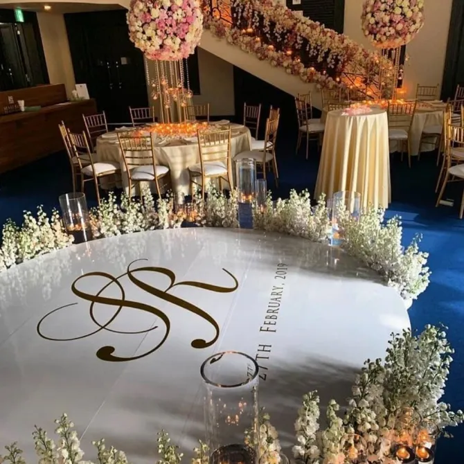 Dekorasi Pernikahan Syahrini dan Reino Barack © instagram.com/reino_syahrini