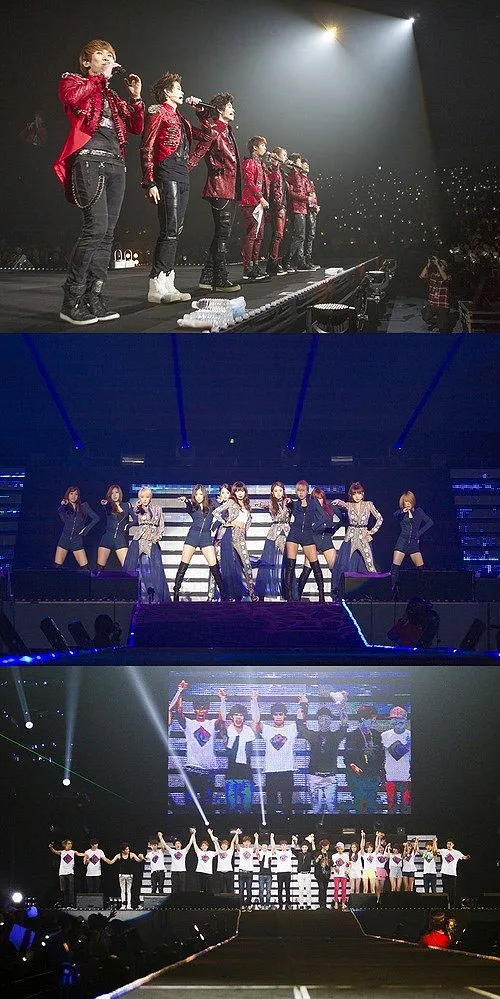 Aksi artis Cube Ent hibur 8.000 fans di Jepang ©kpopstarz.com