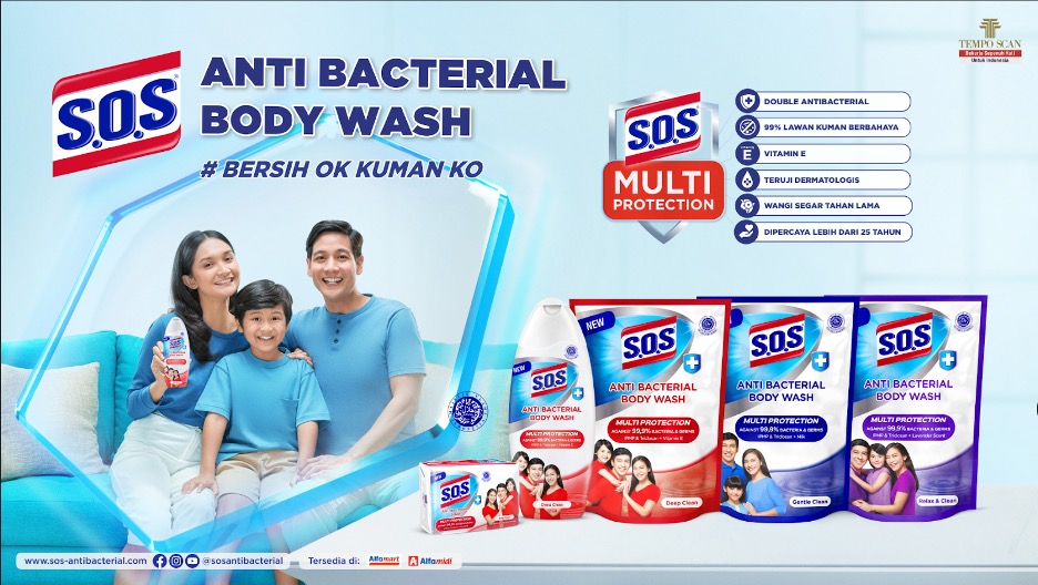 SOS Anti Bacterial Body Wash