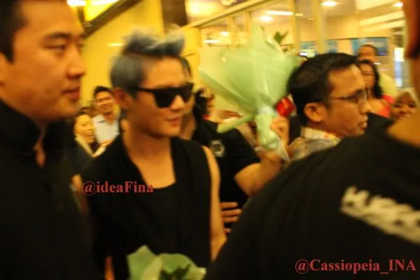junsu di bandara soekarno hatta