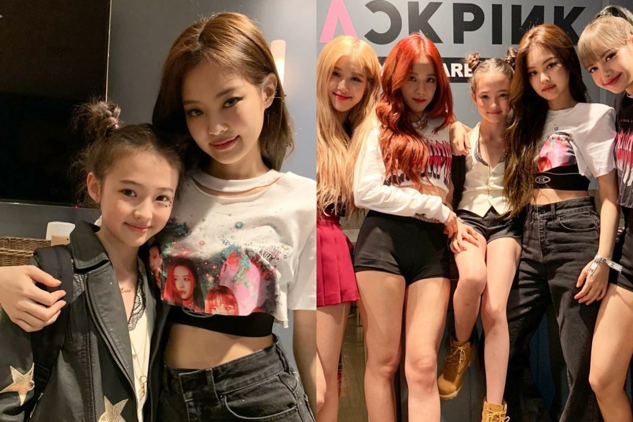 Ella Gross, Jennie, and BLACKPINK © Instagram.com/ellagross