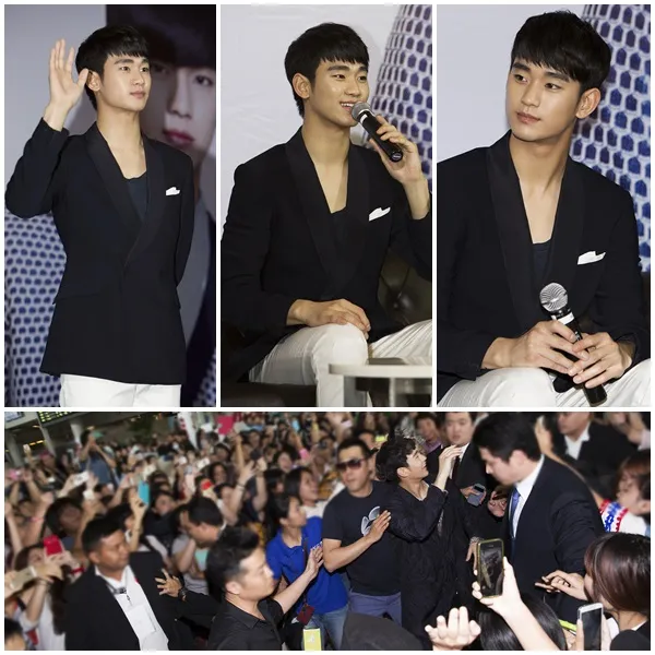 Kim Soo Hyun saat melakukan fanmeet @mwave.interest.me
