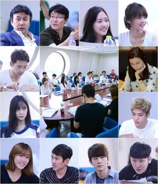 Rain, Krystal fx, dan L Infinite menjalani proses pembacaan naskah 'My Lovely Girl' @soompi.com