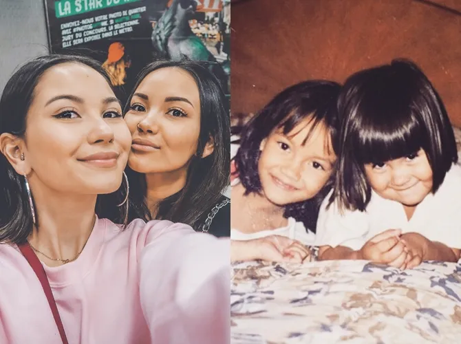 Foto jadul Alyssa bareng Alexa, keduanya sudah cantik sejak kecil ya. (Cr: instagram.com/alyssadaguise)