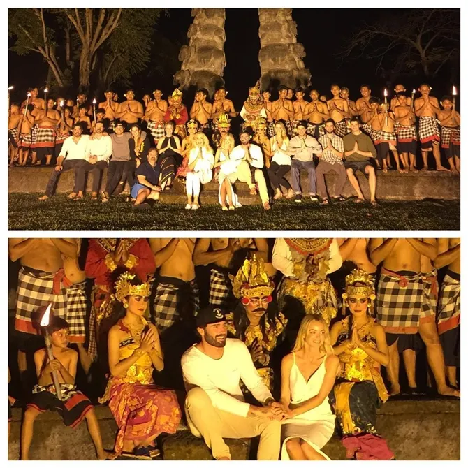 Brody, Kaitlyn, dan para kerabat menghabiskan waktu di Bali sebelum pernikahan. (instagram.com/ltlindathompson)