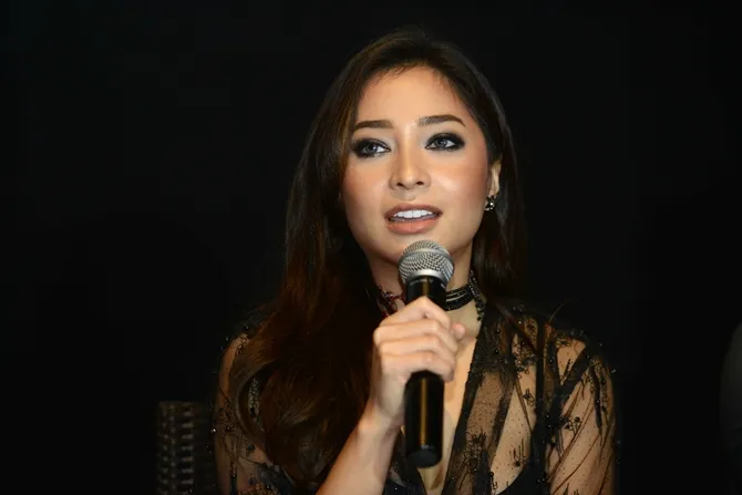Nikita Willy lakoni adegan berbahaya tanpa pengganti. © KapanLagi.com/Bayu Herdianto