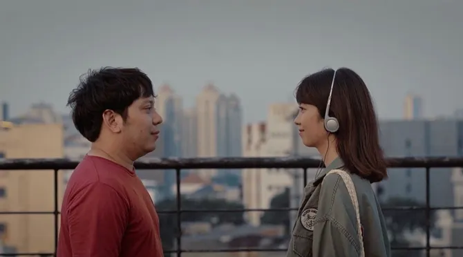 Adit Insomnia dan Bella Tannesia menjadi model video klip terbaru RR. © KapanLagi.com/Mathias P