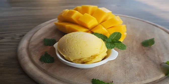 Ilustrasi Es Krim Mangga (Credit: Shutterstock)