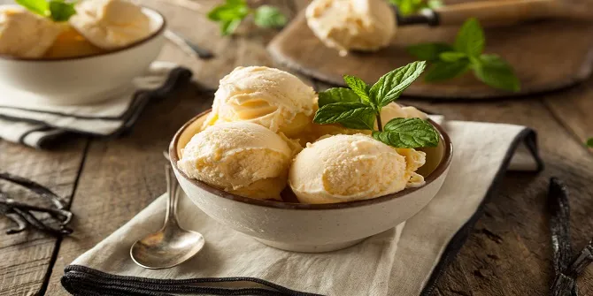 Ilustrasi Es Krim Vanilla (Credit: Shutterstock)