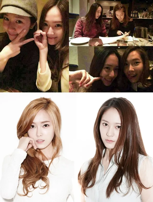 Meski berbeda girlband, Jessica Girls Generation dan Krystal f(x) tetap akrab @mwave.interest.me