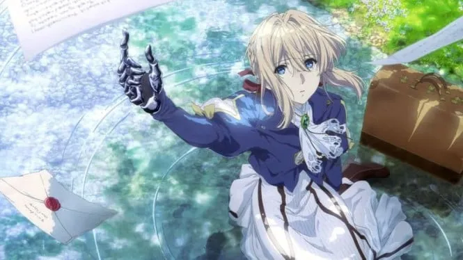 Visual Violet Evergarden yang juara.