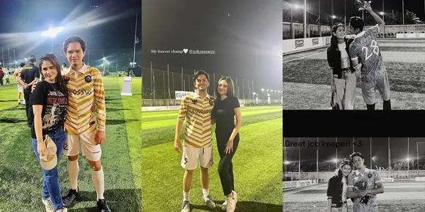 Potret para artis dan pasangan setelah pertandingan Celebrity Trofeo Cup 2023 (credit: Instagram.com/tissabiani/zoeabbasjackson/syifahadju/)