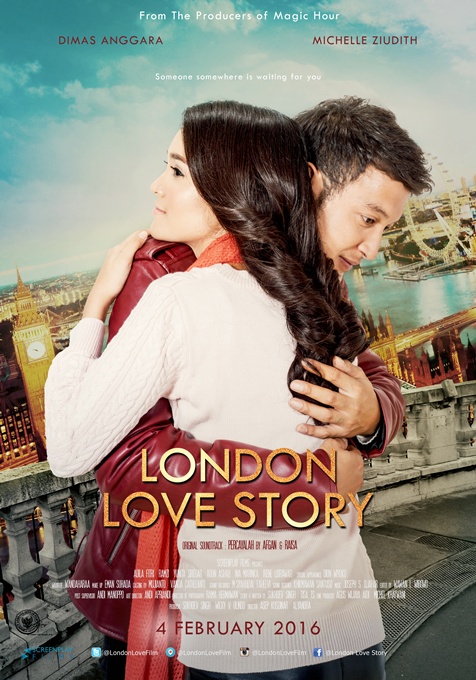 Poster terbaru dari London Love Story  © Screenplay Films