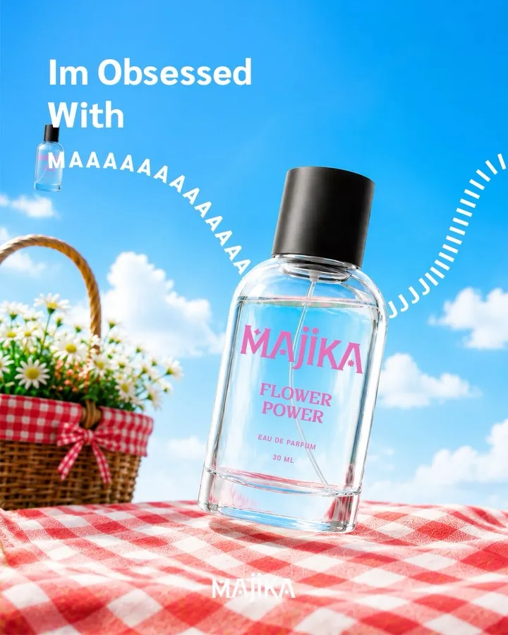 MAJIKA Flower Power EDP. (c) Instagram/majika.official