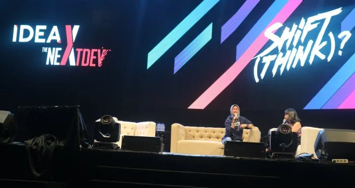Adita Irawati di iDEAX x The NextDev 2018 di Surabaya © 2018 www.thenextdev.id/Zaki Mursidan Baldan
