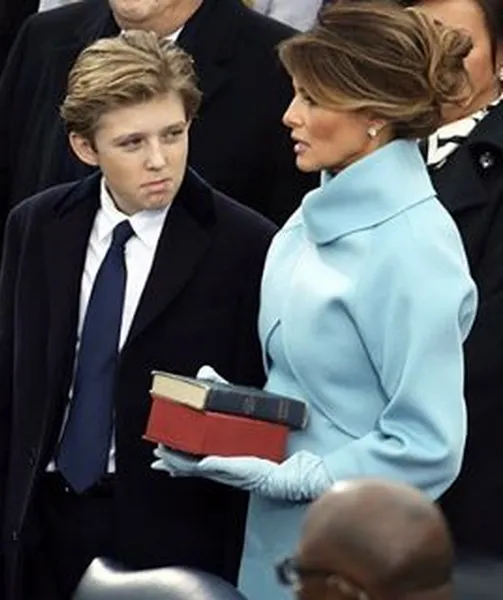 Barron juga jago bahasa Slovenia/©instagram.com/explore/tags/barrontrump/?hl=en