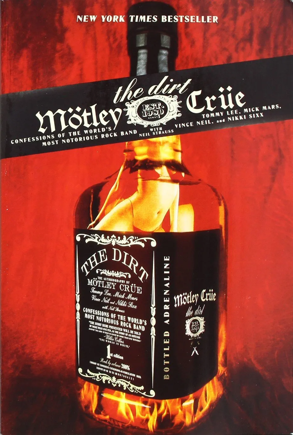 Autobiografi Motley Crue yang menjadi New York Times Bestseller. © amazon.com