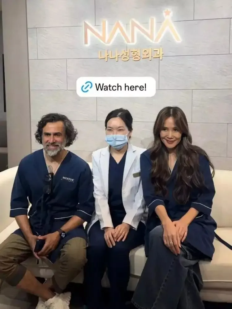 Potret terbaru Ina Thomas usai jalani operasi plastik di Korea Selatan (Sumber: Instagram/@inathomas)